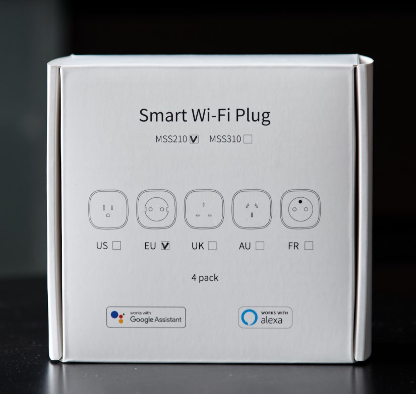 Prise Connectée blanc Meross MSS210 télécommande WiFi Smart Power Socket  Fonctionne avec  Alexa & Assistant Google, AC 100-240V, UK